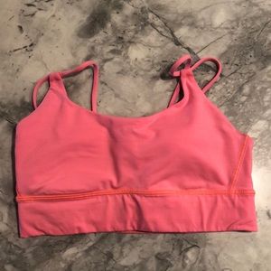 Lululemon size 6 neon sports bra
